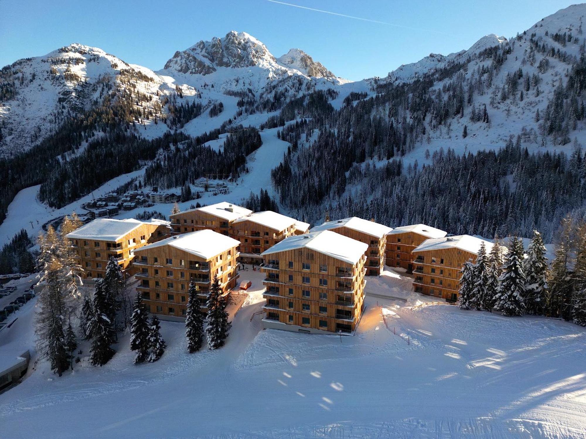 Apartamento Skiin Skiout Direkt An Der Piste Am Nassfeld Mit Sauna - Bergzauber9 Hermagor-Pressegger See Exterior foto